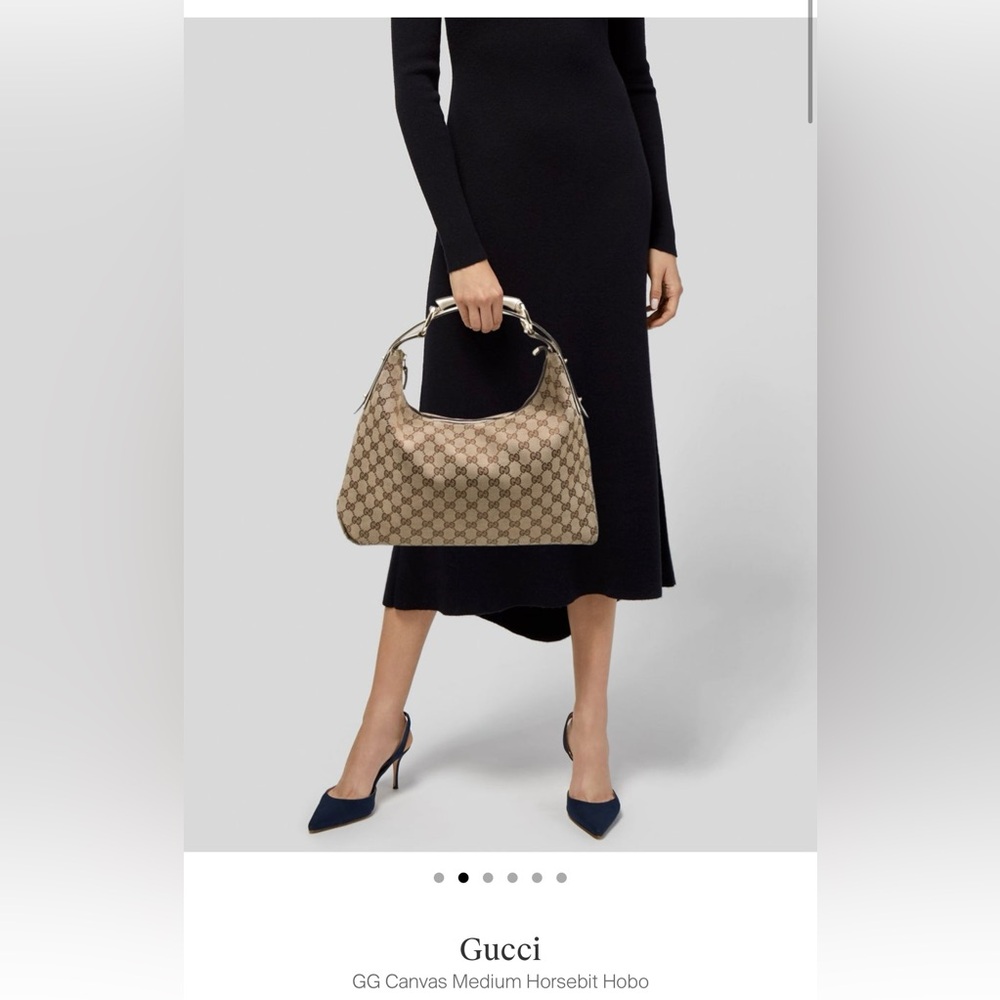 Gucci canvas hobo bag medium - Picture 9 of 9